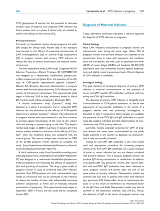 Update on the prevention, diagnosis and management of cytomegalovirus ...