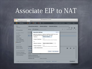 Associate EIP to NAT
 