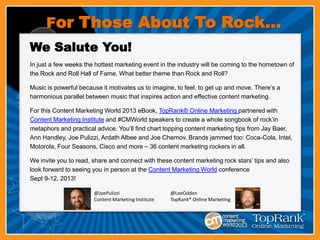 For Those About To Rock…
We Salute You!
In just a few weeks the hottest marketing event in the industry will be coming to ...