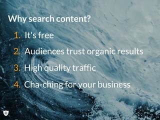 Optimising content for search vs social Slide 5