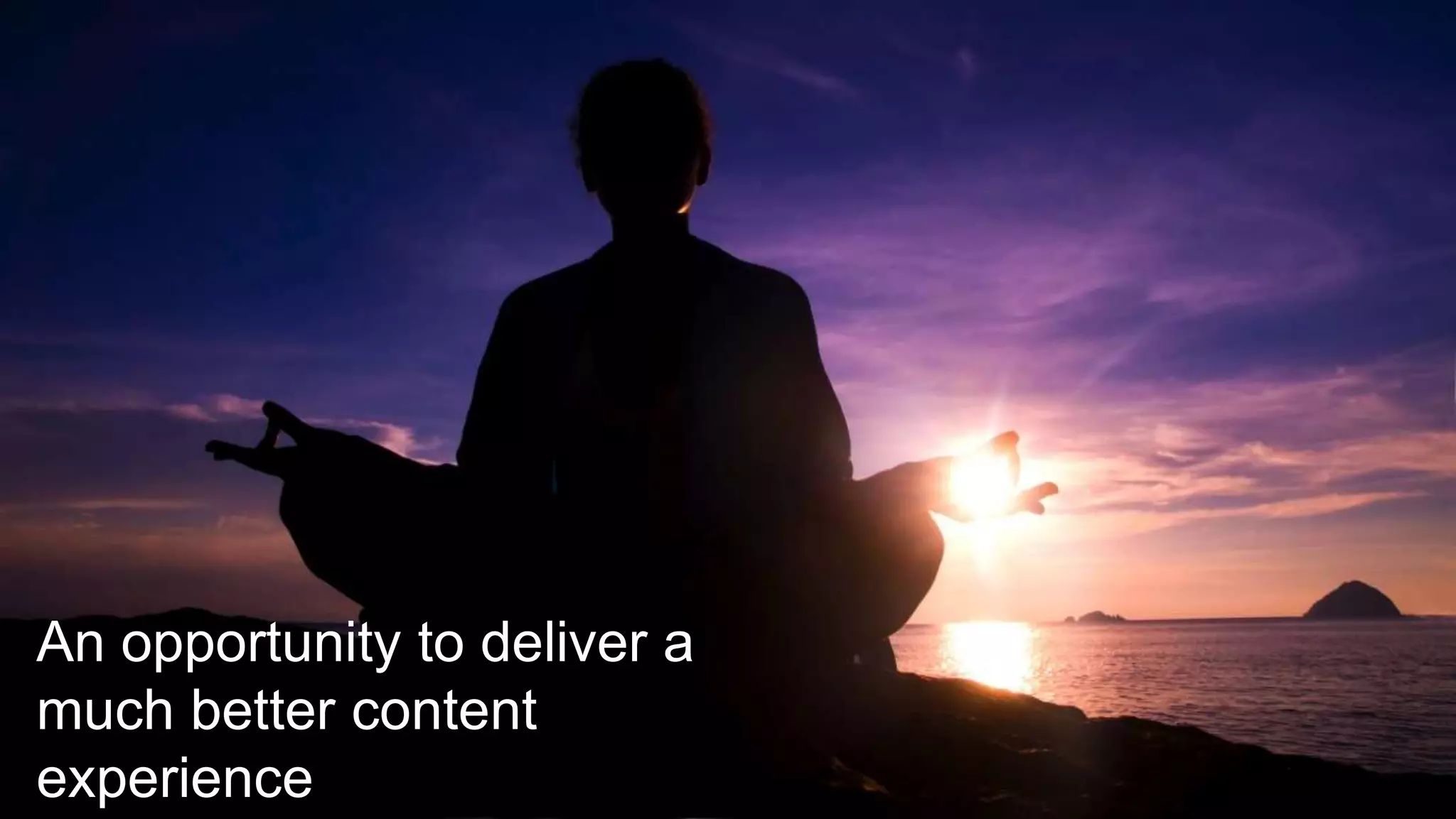 #CMworld @LinkedInMktg
XX%
An opportunity to deliver a
much better content
experience
 