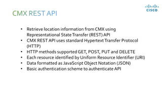 [IoT World Forum Webinar] Review of CMX Cisco technology | PPTX