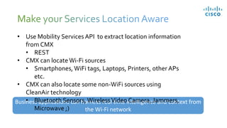 [IoT World Forum Webinar] Review of CMX Cisco technology | PPTX