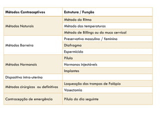 Cn – 9º  Ano (ContracepçãO)