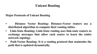 CN-UNIT-III-SLIDING WINDOW PROTOCOL,ROUTING | PPTX