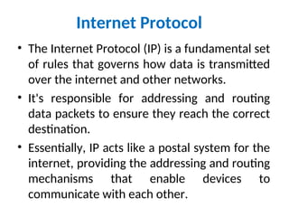COMPUTER NETWORK-UNIT-III -PPT notes for 2nd year | PPT