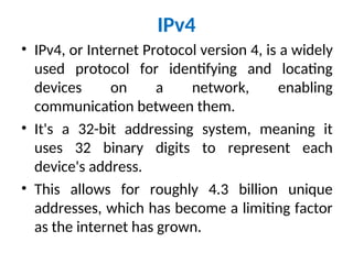 COMPUTER NETWORK-UNIT-III -PPT notes for 2nd year | PPT