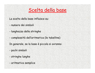 Calcolo Numerico - 2 - Rappresentazione Dei Numeri