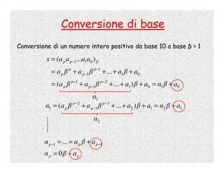 Calcolo Numerico - 2 - Rappresentazione Dei Numeri