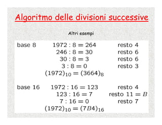 Calcolo Numerico - 2 - Rappresentazione Dei Numeri