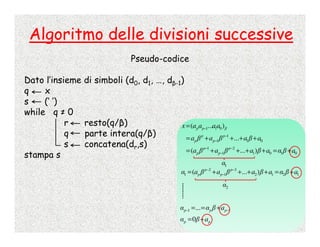 Calcolo Numerico - 2 - Rappresentazione Dei Numeri