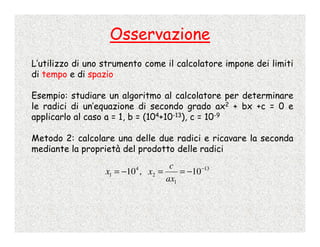 Calcolo Numerico - 2 - Rappresentazione Dei Numeri
