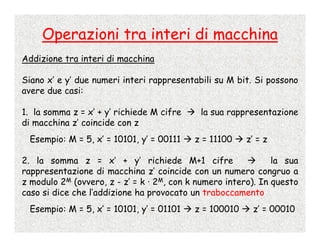Calcolo Numerico - 2 - Numeri Di Macchina