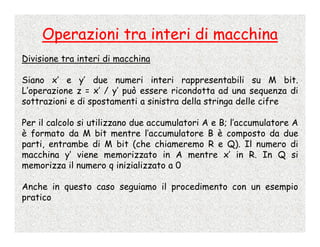 Calcolo Numerico - 2 - Numeri Di Macchina