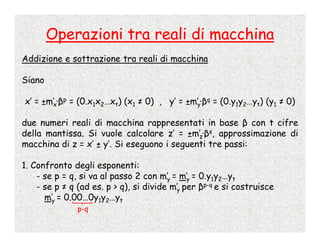 Calcolo Numerico - 2 - Numeri Di Macchina