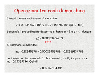 Calcolo Numerico - 2 - Numeri Di Macchina