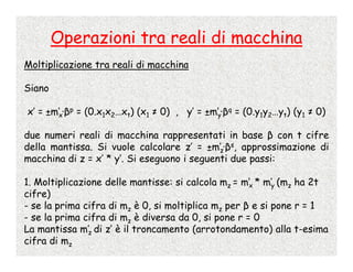Calcolo Numerico - 2 - Numeri Di Macchina