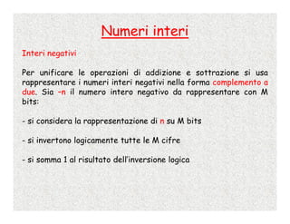 Calcolo Numerico - 2 - Numeri Di Macchina