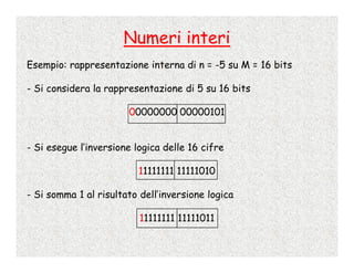 Calcolo Numerico - 2 - Numeri Di Macchina