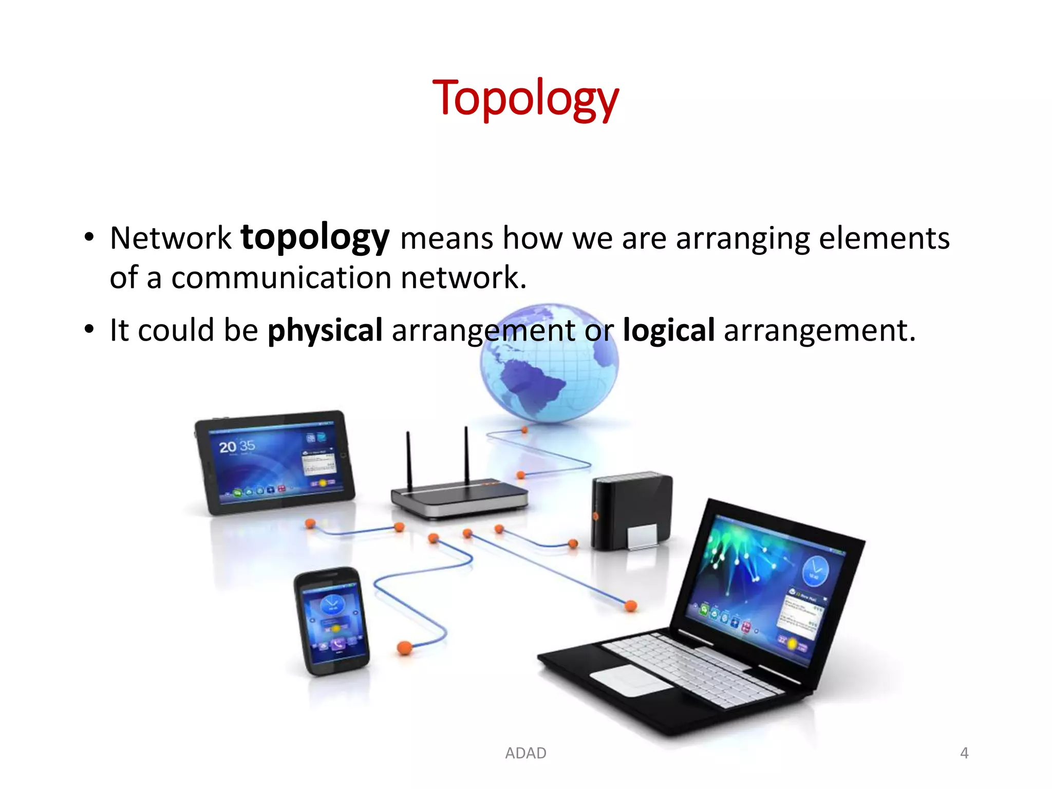 Network Topology And Transmission Media Pptx