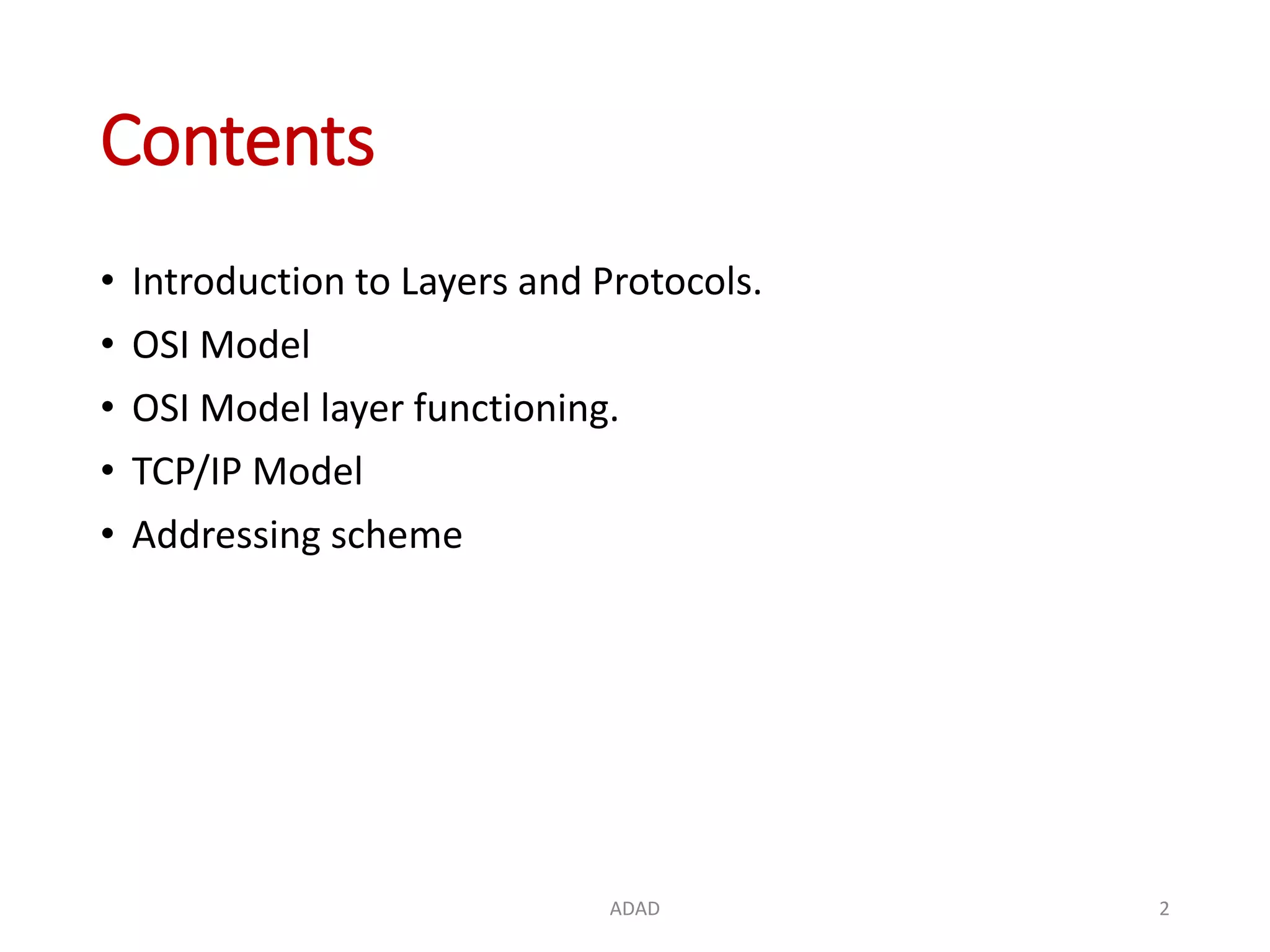 OSI model and TCP/IP model | PPTX | Computer Networking | Computing