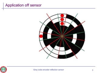 Application off sensor
Grey code encoder reflection sensor 3
 