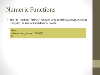 Web Application Development using PHP Chapter 3 | PPTX