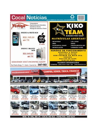 ANO XII-NÚMERO520 -COCALDOSUL, 05 DE DEZEMBRO DE2014
 