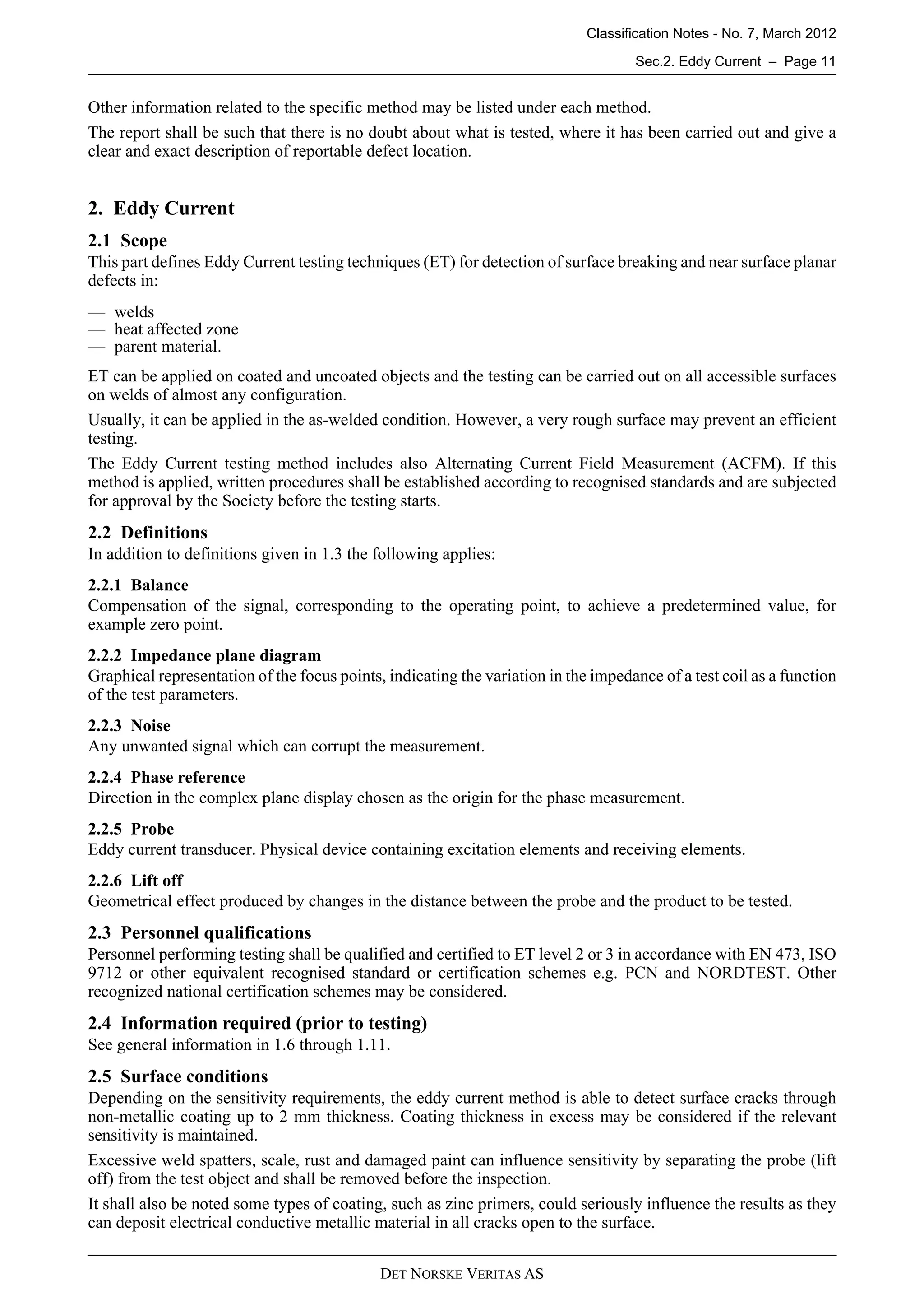 Non Destructive Testing | PDF