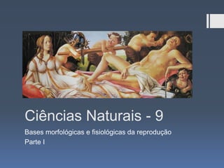 Ciências Naturais - 9
Bases morfológicas e fisiológicas da reprodução
Parte I

 