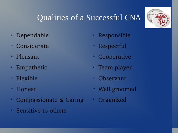 Cna certified nursing assistant