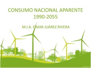 CONSUMO NACIONAL APARENTE
       1990-2055
    M.I.A. OMAR JUÁREZ RIVERA
 