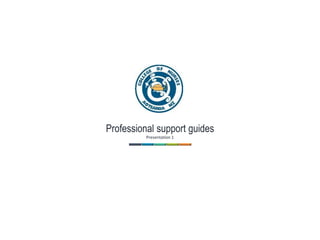 Professional support guides
Presentation 1
 