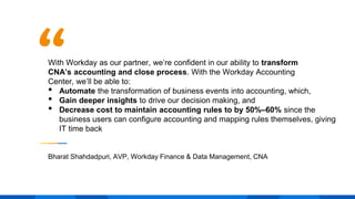 CNA’s Journey to Workday Accounting Center | PPT