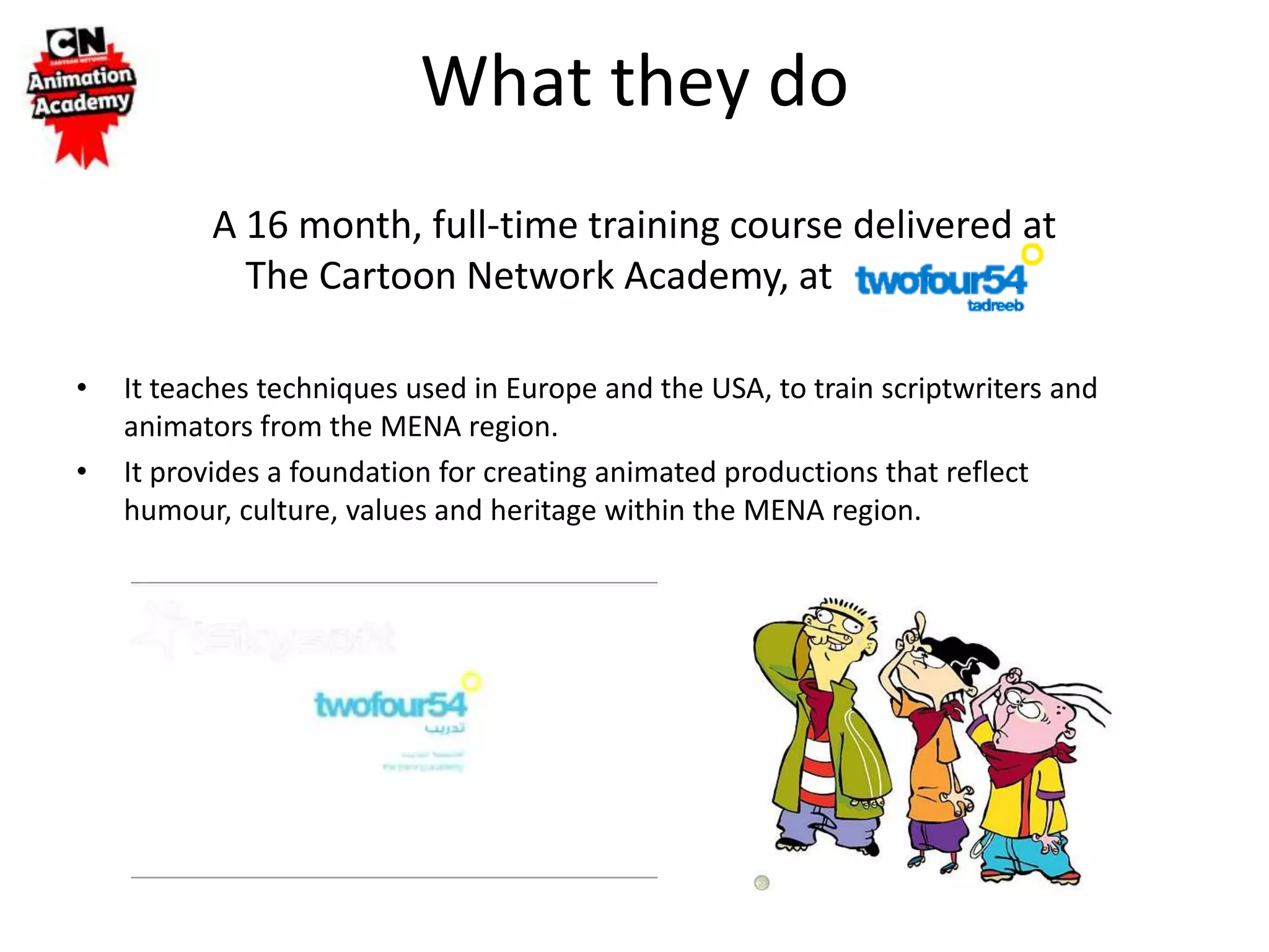 Creative Campaign- Cartoon Network Animation Academy | PPTX