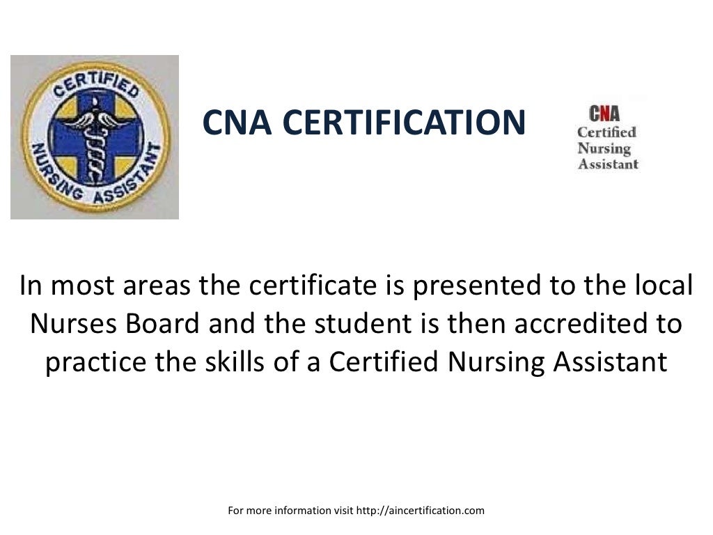 CNA Certification