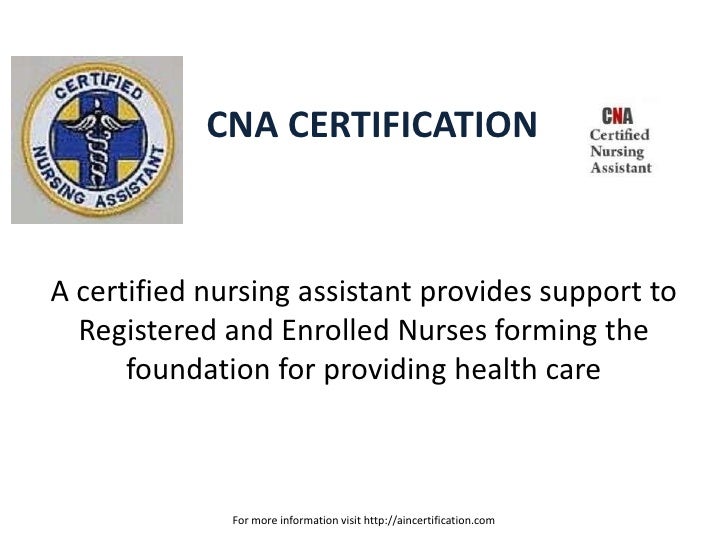 CNA Certification