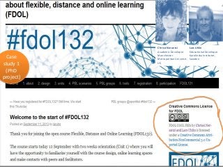 Case
study 1
(PhD
project)
Chrissi Nerantzi
AcademicDeveloper
Manchester
MetropolitanUniversity,
UK
Lars Uhlin
Educational Developer
KarolinskaInstitutet,
Sweden
 