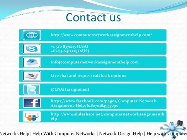 Computer Network Assignment Help Corporate Presentation