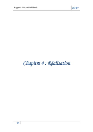 Rapport PFE Amira&Malek 2017
34
Chapitre 4 : Réalisation
 