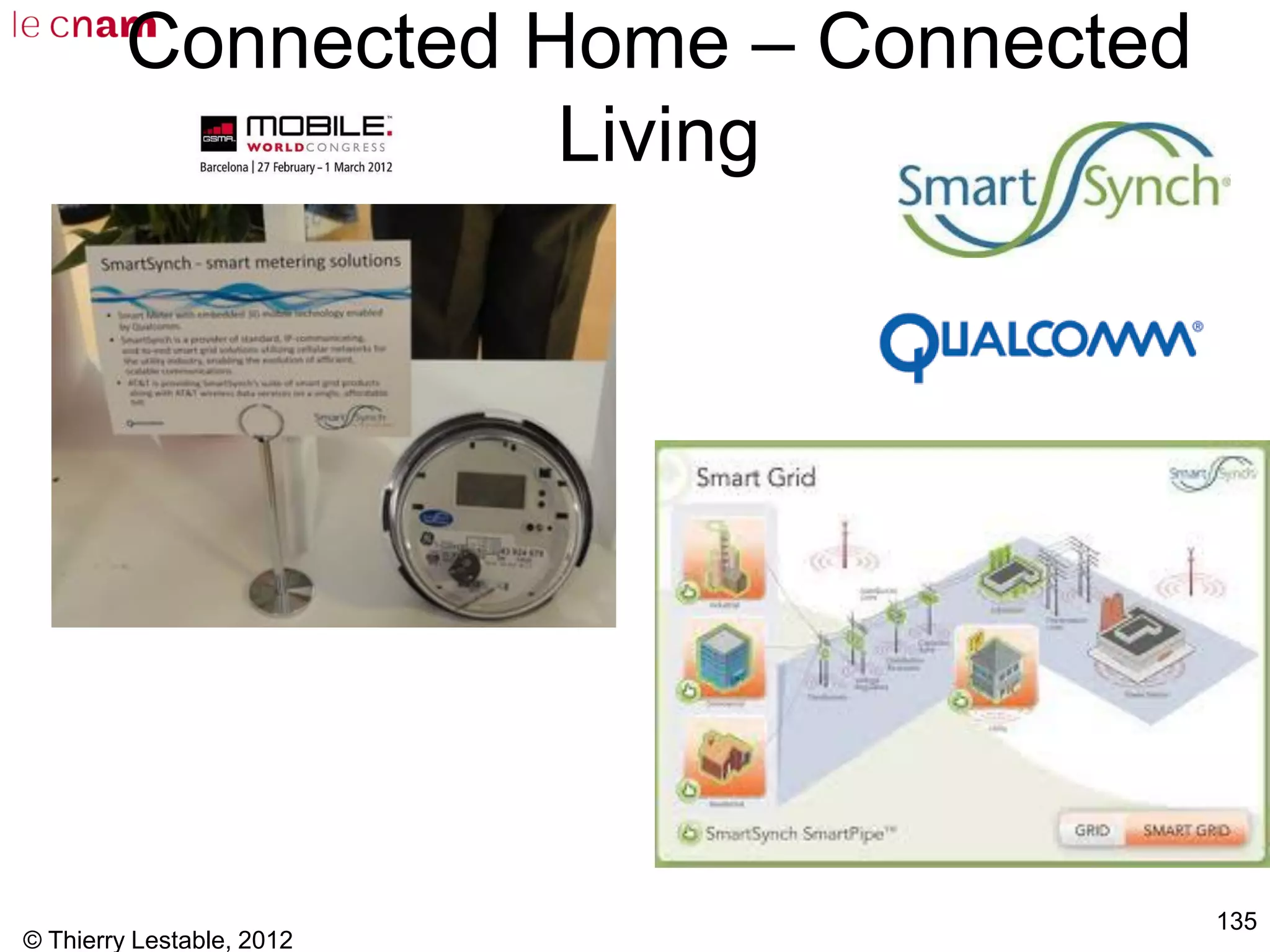 © Thierry Lestable, 2012
135
Connected Home – Connected
Living
 