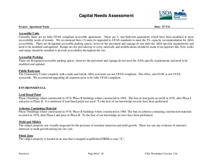 capital-needs-assessment-example