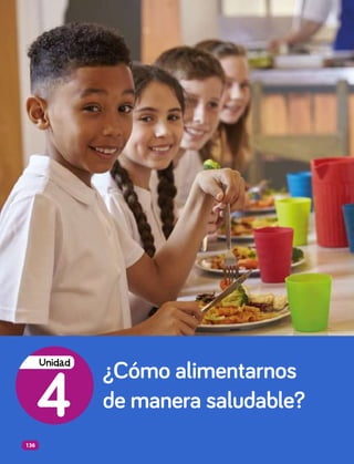 ¿Cómo alimentarnos
de manera saludable?
4
Unidad
136
 