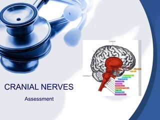 CRANIAL NERVES
Assessment
 