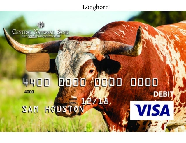 Central National Bank Debit Card Images