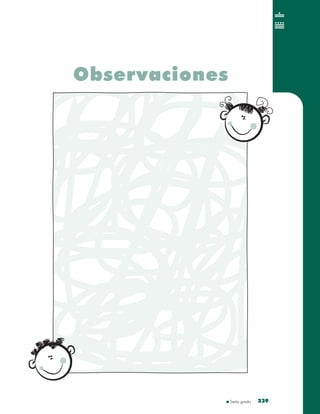 Sexto grado 239239
Observaciones
 