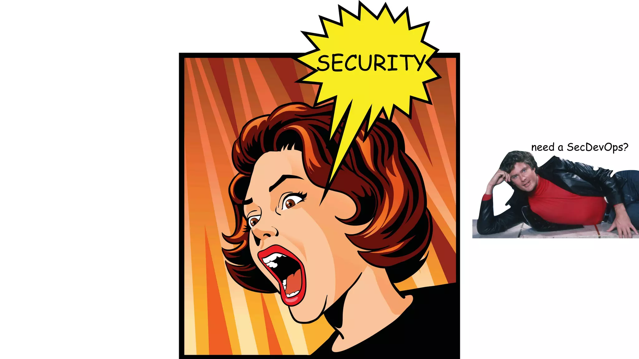 SECURITY
need a SecDevOps?
 