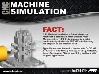CAD/CAM CNC Software Simulation