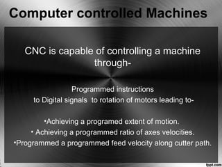 COMPUTER NUMERIC CONTROL | PPT | Radio Control | Hobbies & Interests