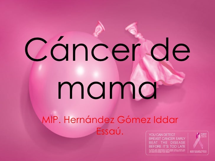 Presentacion Cancer De Mama